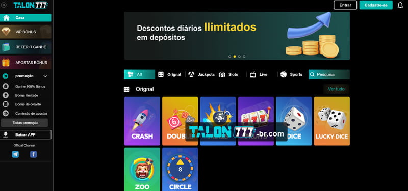 Caça-níqueis menos anunciados